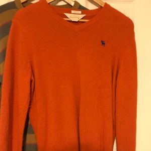 Orange Abercrombie Sweater